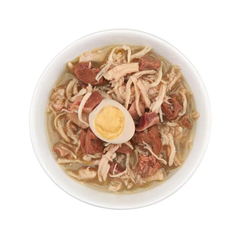 Schesir After Dark Chicken &amp; Quail Egg in Broth 80G in Can