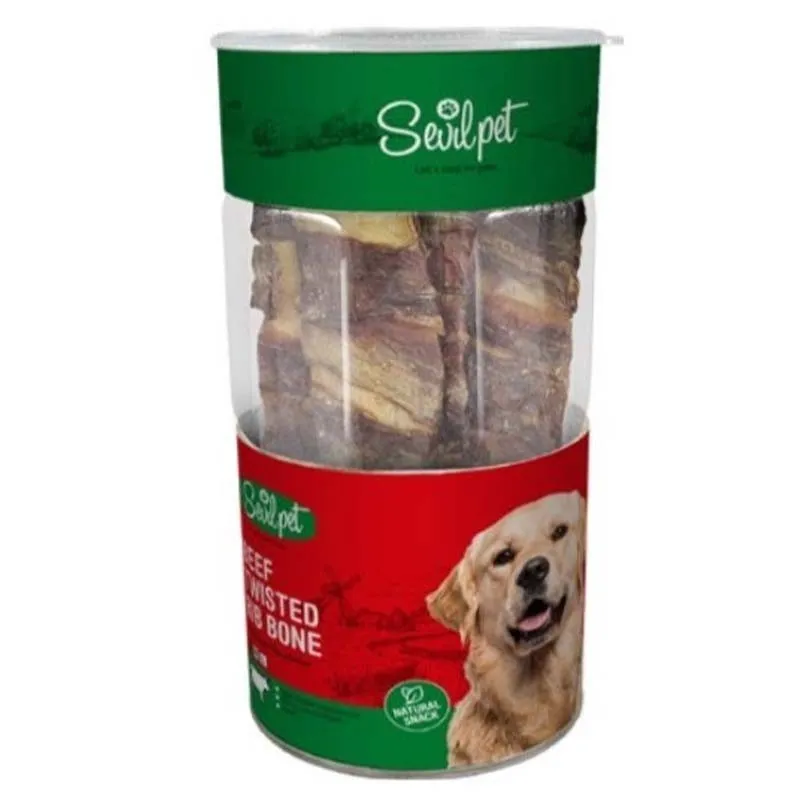 Sevilpet Natural Beef Meat Twisted Lamb Snack