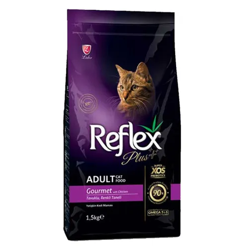 Reflex Plus Multi Colour Adult Cat Food with Chicken
