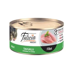 Felicia Canned Adult Cat Food with Chicken in Gravy