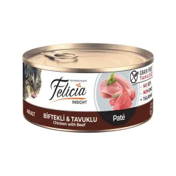 Felicia Canned Adult Cat Food with Chicken &amp; Beef