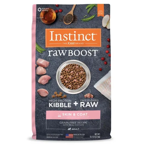 Instinct dog Food Raw Boost Real Chicken Recipe Skin &amp; Coat Health