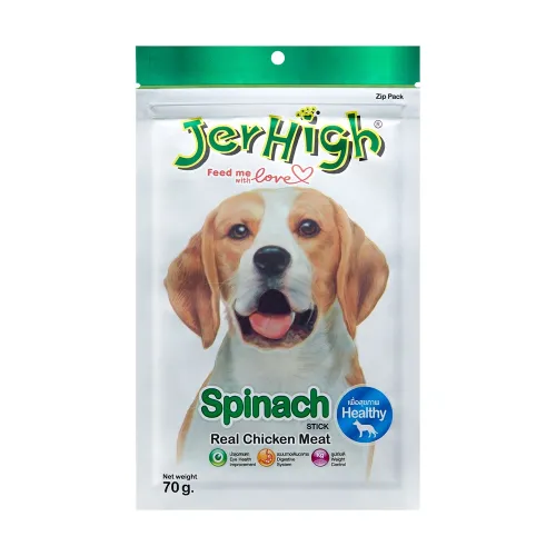  Jerhigh Stick Dog Treat With Spinach &amp; Chicken Flavor
