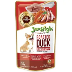 Jerhigh Pouch Dog Food With Roasted Duck In Gravy 