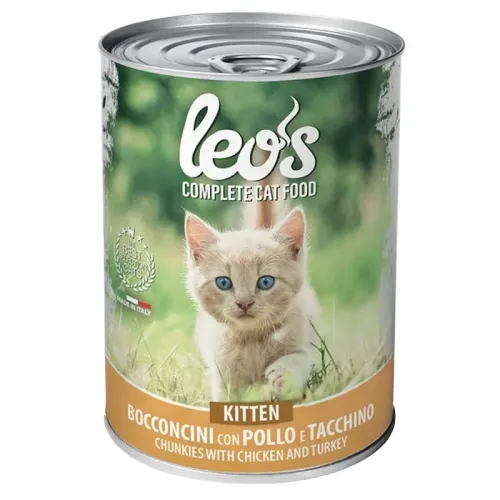 Leo’s Kitten Chunkies with Chicken and Turkey