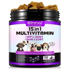 Oimmal 15in1 Multi vitamin + Hip & Joint + Skin & Coat