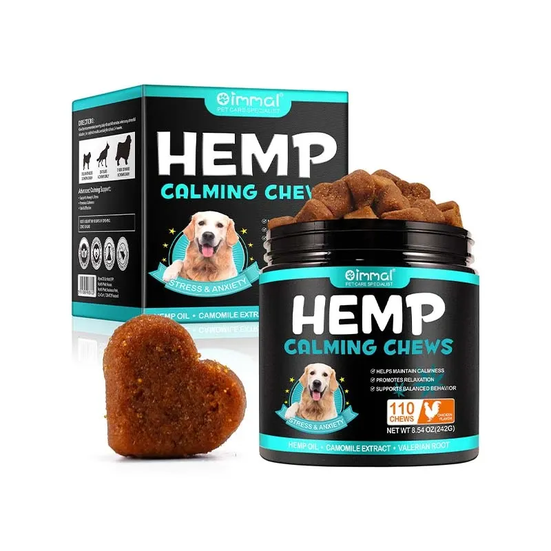 Oimmal Hemp Calming Chews Chicken Flavor