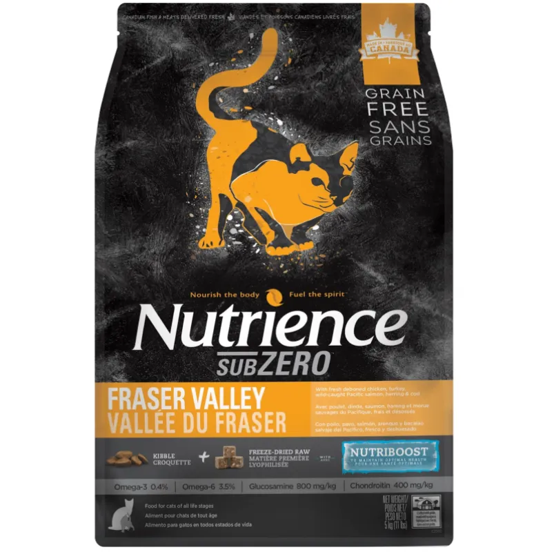 Nutrience Grain Free Sub Zero Fraser Valley Cat Food