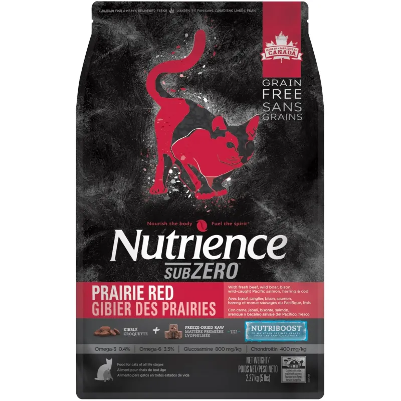 Nutrience Grain Free Sub Zero Prairie Red Cat Food