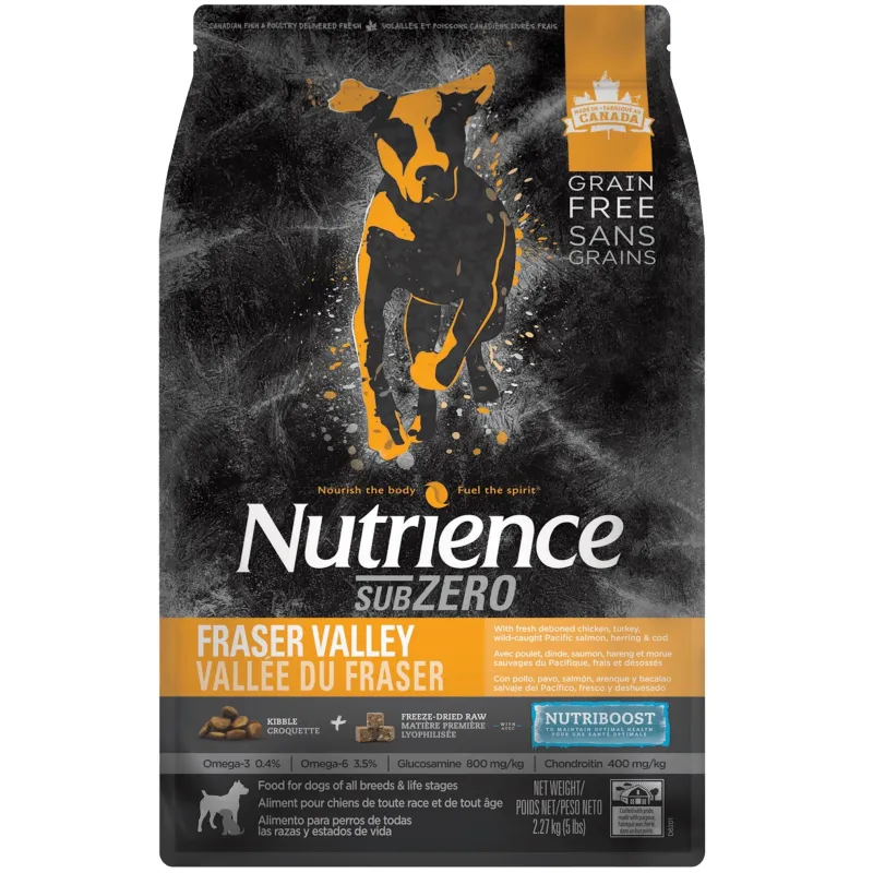 Nutrience Grain Free SubZero Fraser Valley Dog Food
