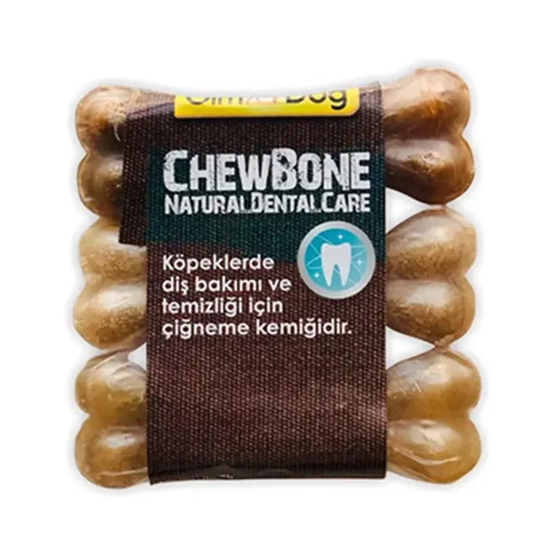 GimDog Gelatin ChewBone Natural Dental Care 3 Pieces