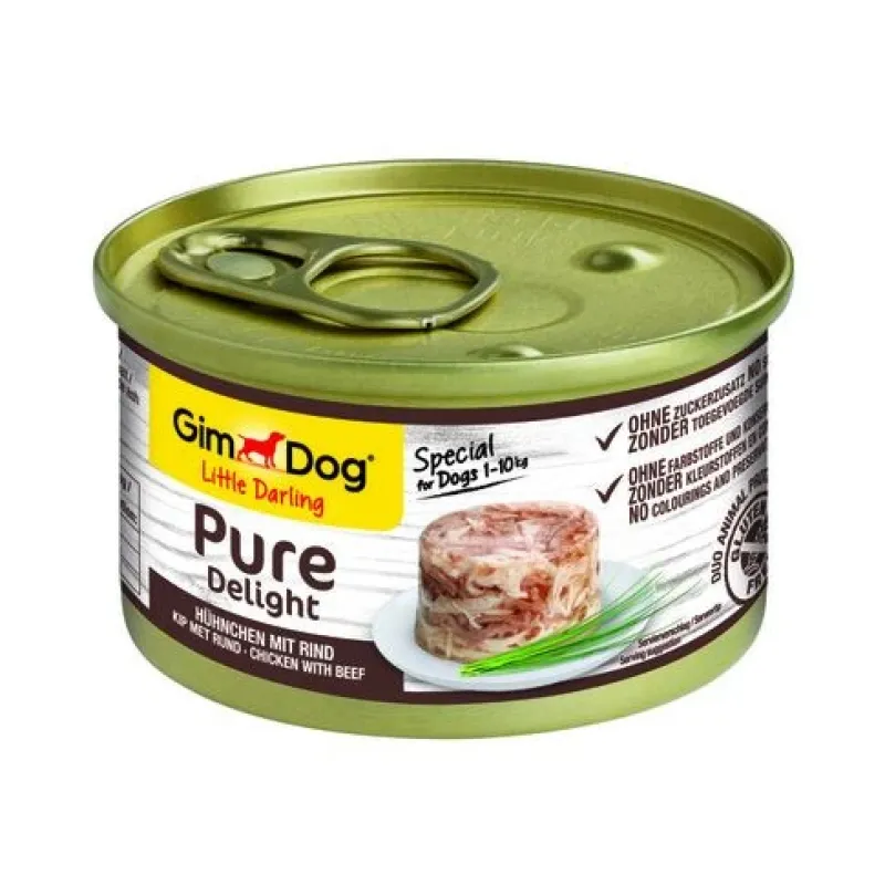 GimDog Little Darling Pure Delight in Jelly with Chicken and Beef