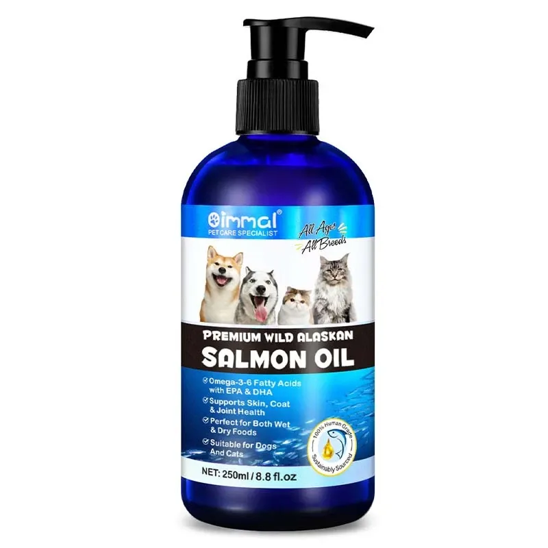 Oimmal Salmon Oil for Cats and Dogs