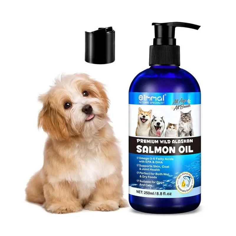 Oimmal Salmon Oil for Cats and Dogs