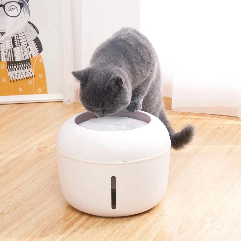 Pakeway Tomcat White Pet Drinking Fountain