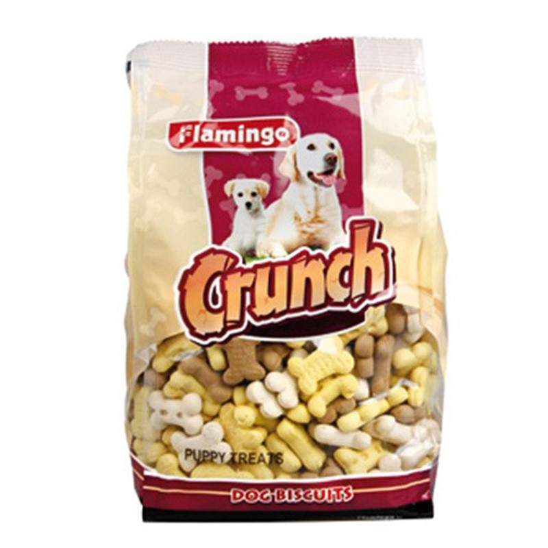 Flamingo Puppy Biscuit Treat With Vanilla Flavor