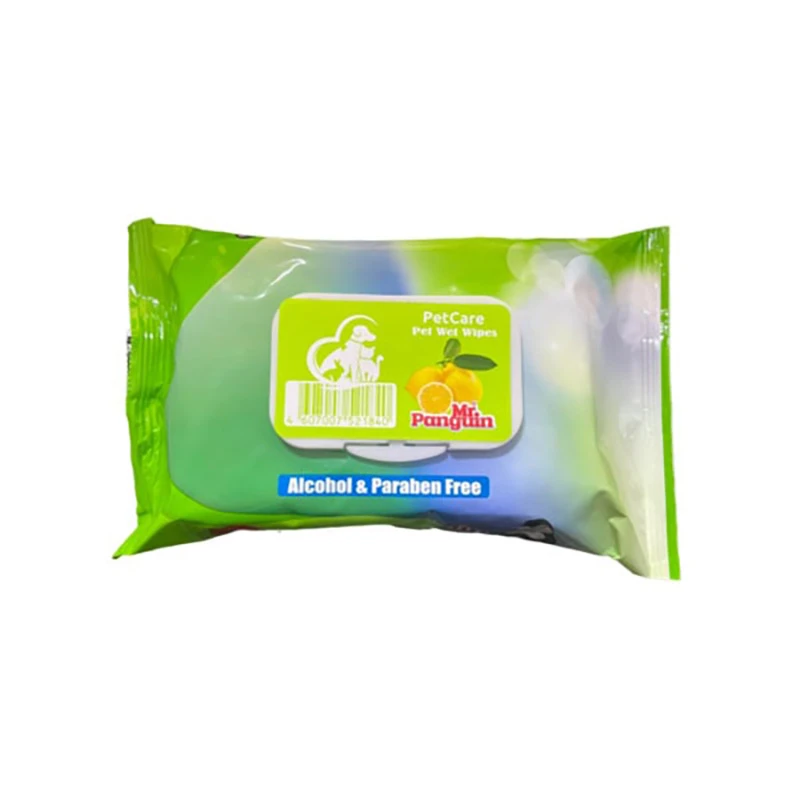 Mr Panguin Dog And Cat Cleaning Wipe with Lemon Scent