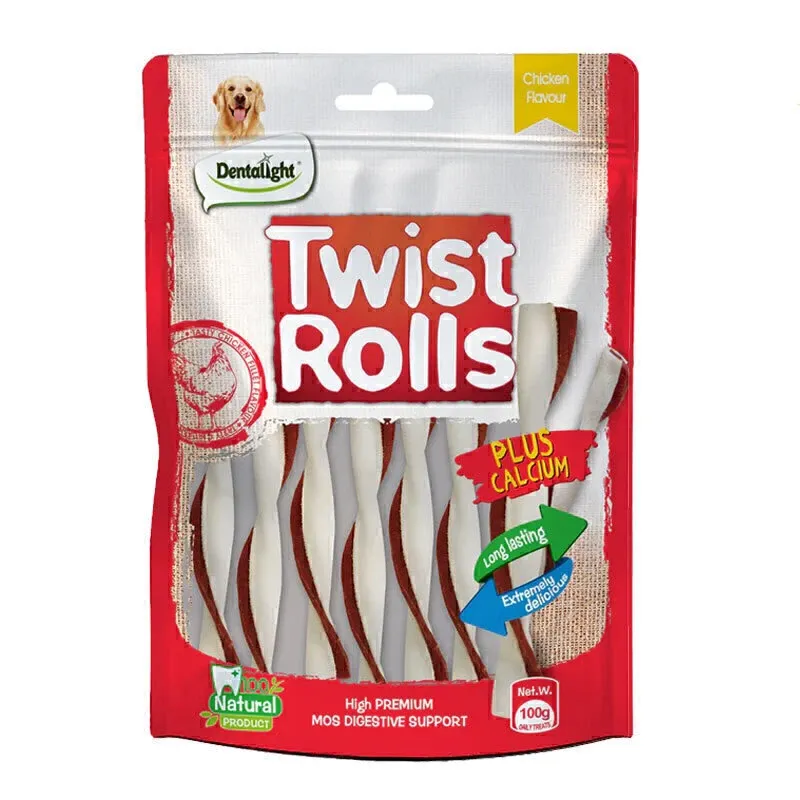 Dentalight Twist Rolls Calsium Chicken