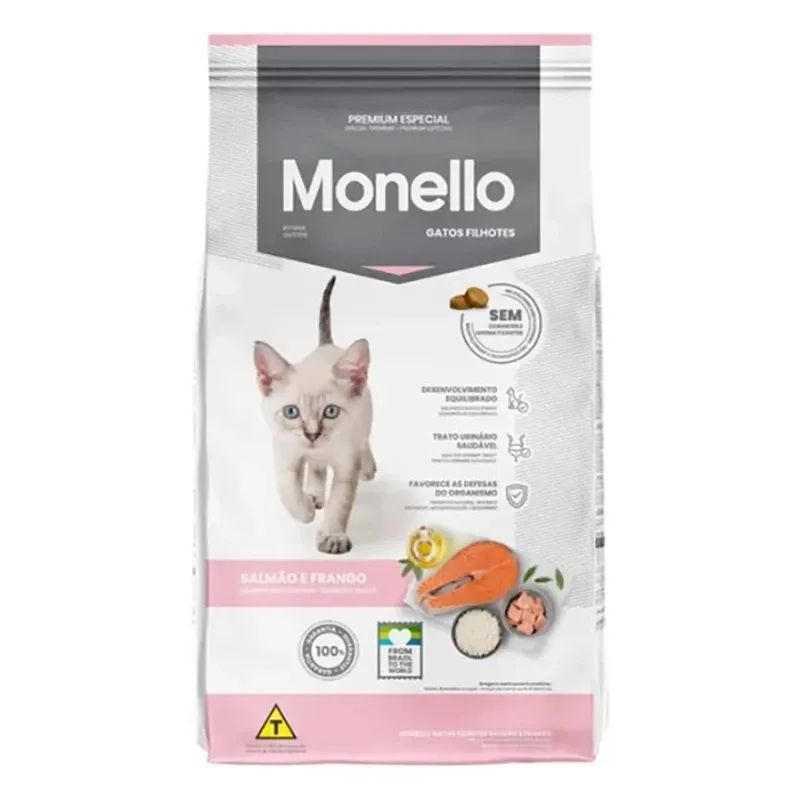 Monello Kitten Dry Food Salmon and Chicken