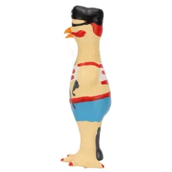 Squeaky and Chew Dog Toy for Dogs Cute Rooster Pirate