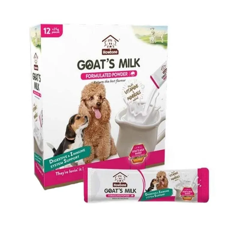 Howbone Dog Snacks Goat's Milk Formulated Powder