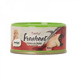 Dentalight Canned Adult Wet Cat Food With Tuna and Crab