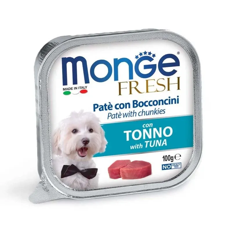 Monge Vom Adult Wet Dog Food With Tuna Flavor