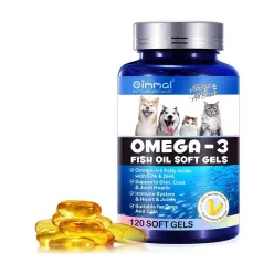 Oimmal Omega 3 Fish Oil Soft Gels for Pets