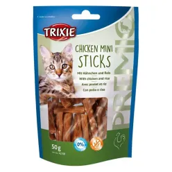 Trixie Cat Mini Sticks Treat With Chicken &amp; Rice Flavor 