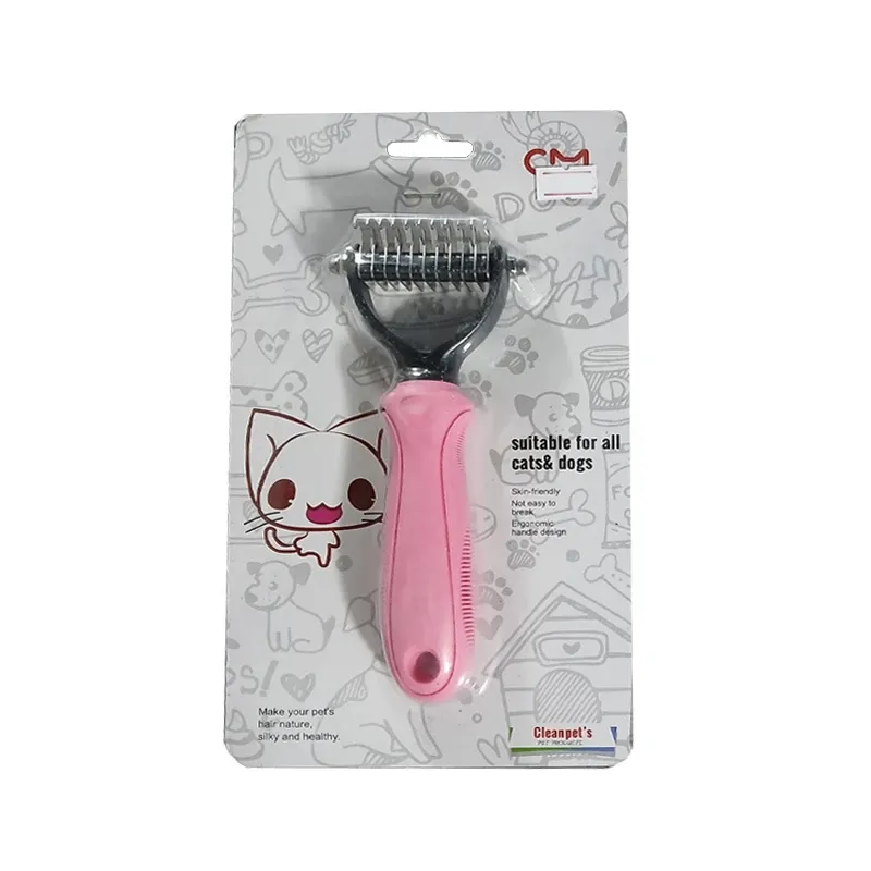 Shedding and Dematting Brush for Dogs and Cats