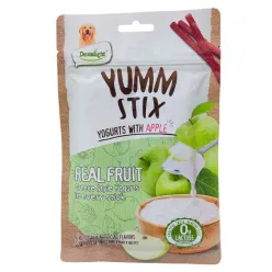 Dentalight Yumm Stix For Dogs Wet and Soft Yogurts With Apple