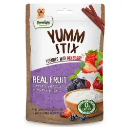 Dentalight Yumm Stix For Dogs-Wet and Soft Yogurts With Mix Berry