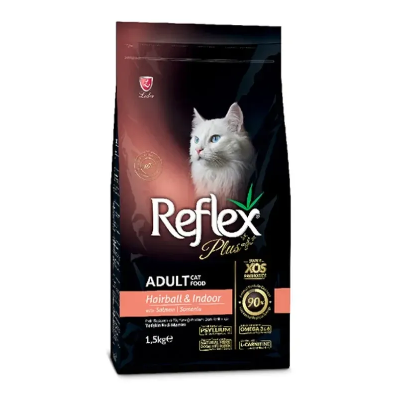 Reflex Plus Anti Hairball Adult Cat Food With Salmon