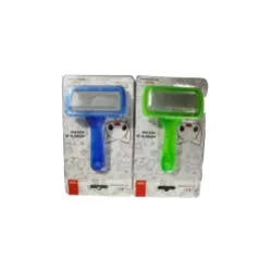 Rectangular Colored Glass Pet Brush