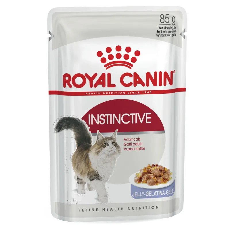 Royal Canin Instinctive Pouch Adult +7 Wet Cat Food In Jelly