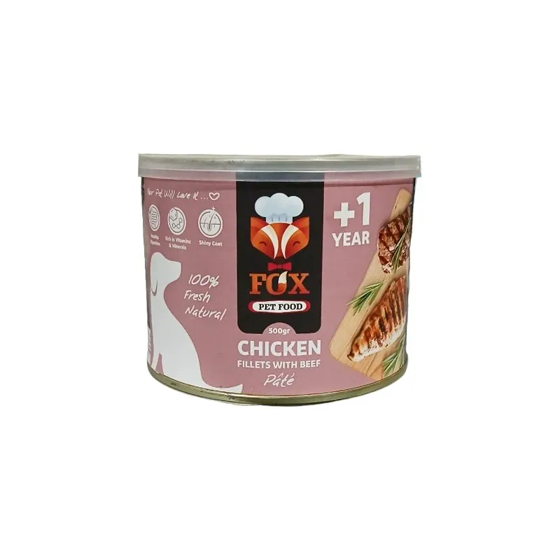 Fox Can Chicken And Beef