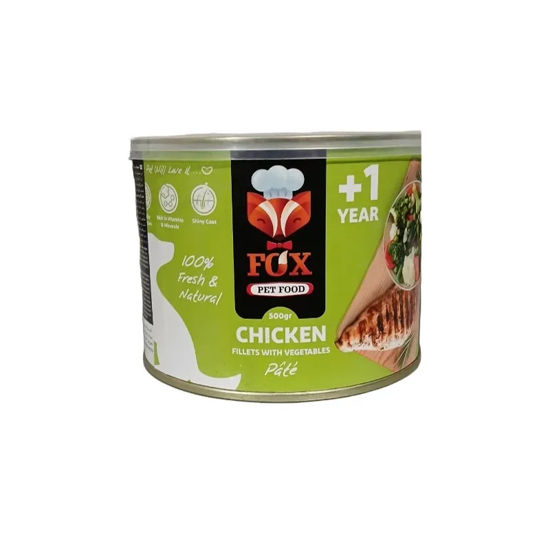  Fox Can Chicken And Vegetable 