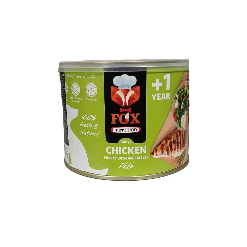  Fox Can Chicken And Vegetable 