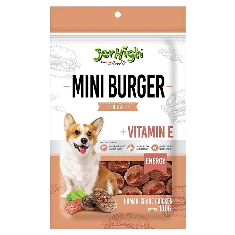 JerHigh Mini Burger Dog Meaty Treat