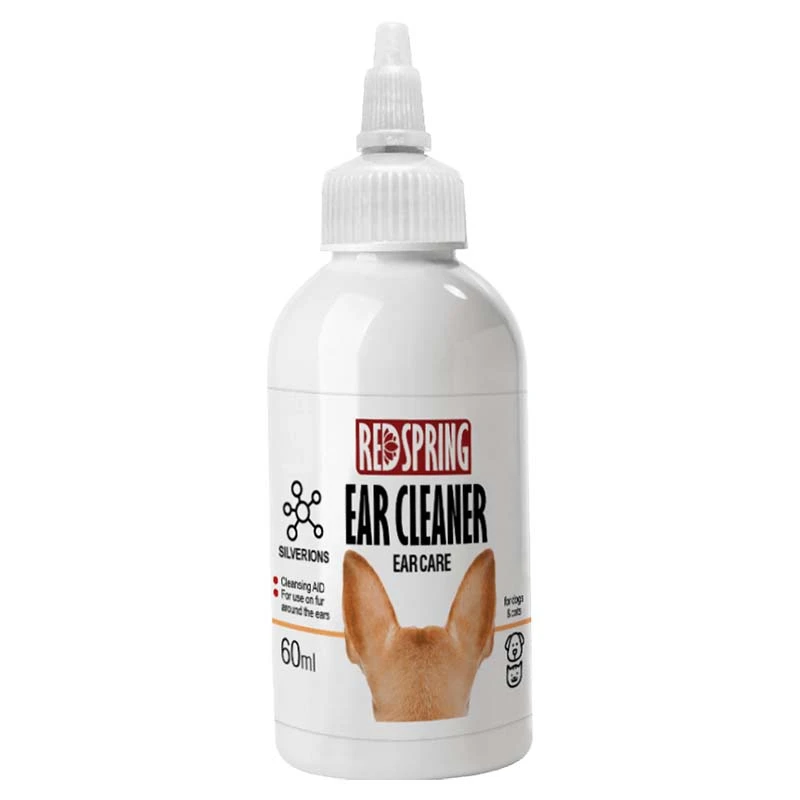 Red Spring Ear Cleaner for Dogs and Cats