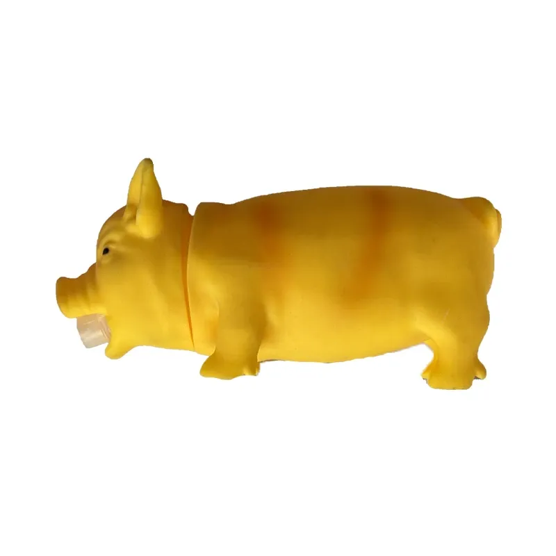 Squeaky and Chew Dog Toy for Dogs Cute Pig Style