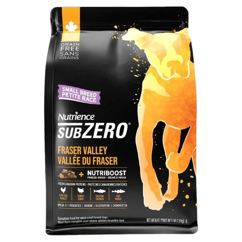 Nutrience Grain Free Sub Zero Fraser Valley Small Breed Dog Food