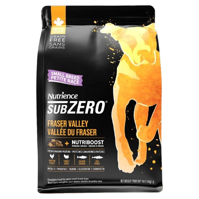 Nutrience Grain Free Sub Zero Fraser Valley Small Breed Dog Food