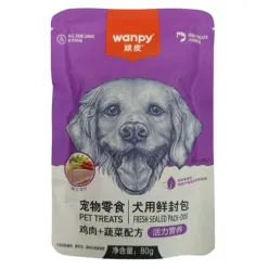 Wanpy Wet Dog Food with Chicken and Vegetables
