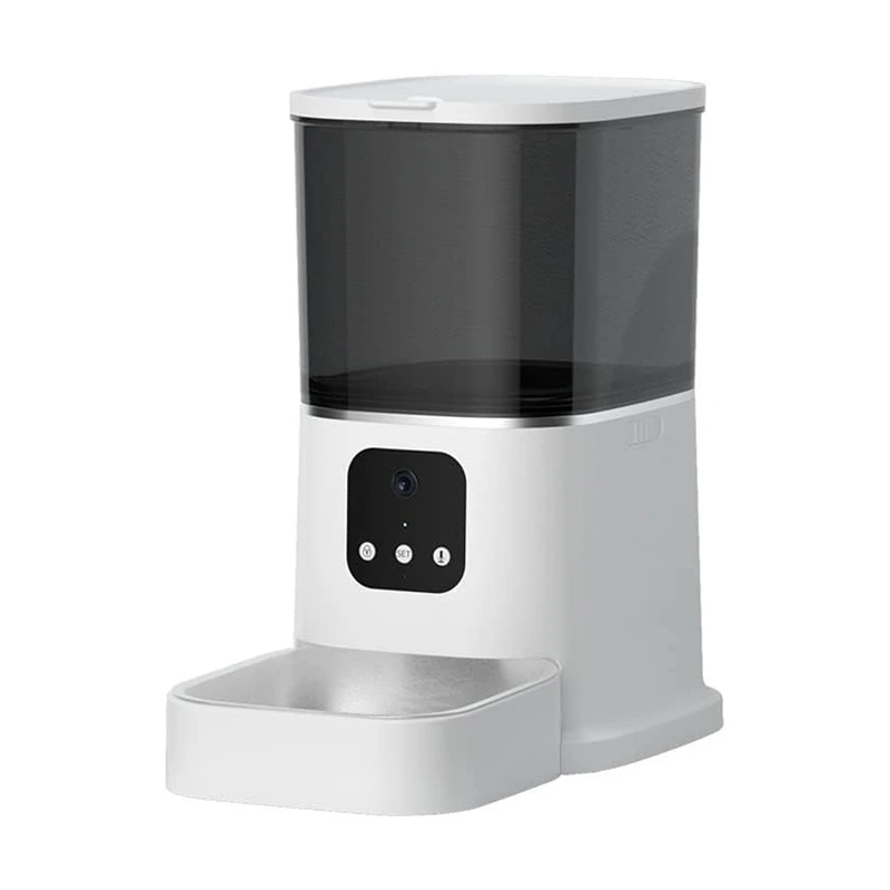 Feeder Voice Recorder Timing Smart App Control for Dogs Cats Dry Food Dispenser