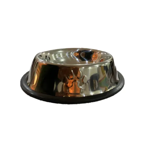 Dog And Cat Food Steel Bowl