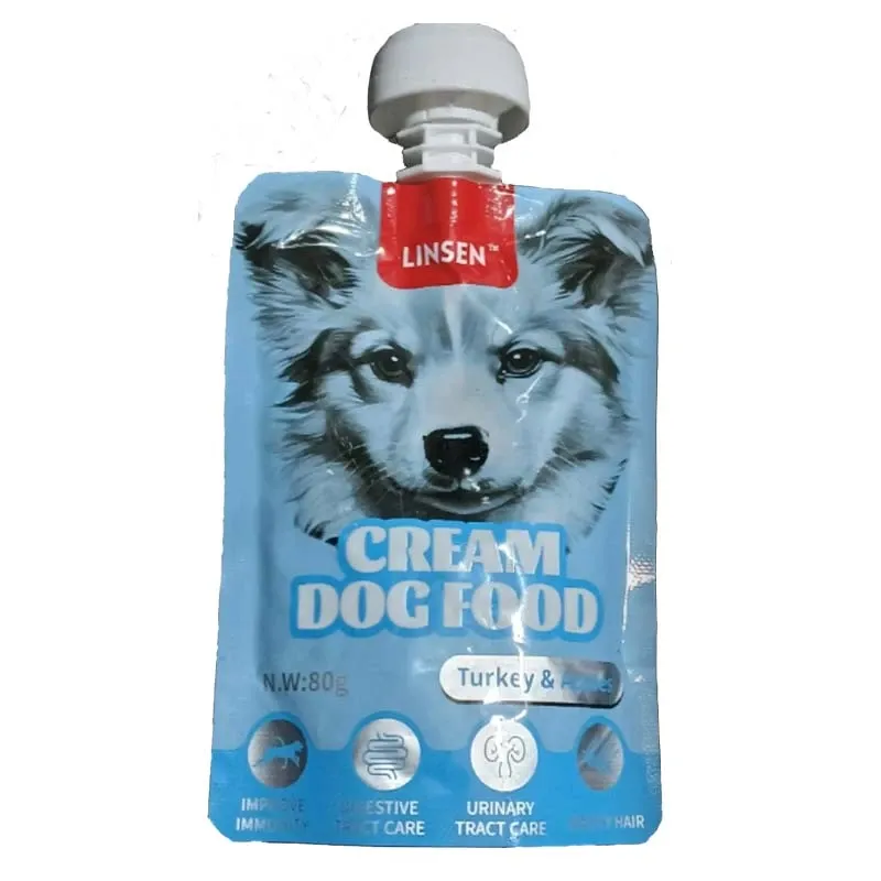 Us Pet Pudding Adult Wet Dog Food With Turkey and Apple