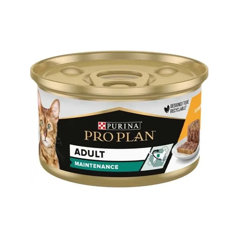 Pro Plan Adult Wet Cat Food Chunks in Pate with Chicken