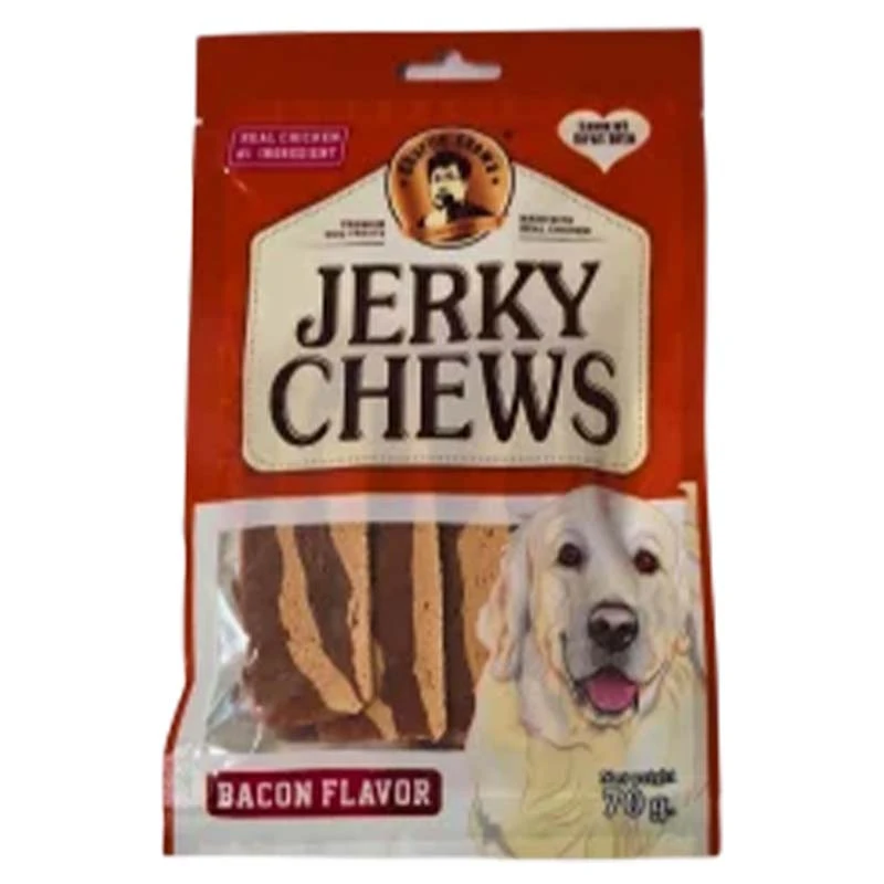 Jerky Chews Treat For Dogs With Bacon Flavor