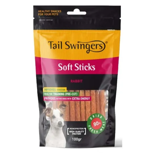 Tail Swingers Soft Sticks Rabbit for Dogs